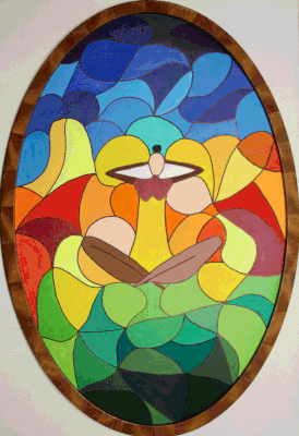 Nr.:347 Madonna / Acryl auf Papier / 117x77