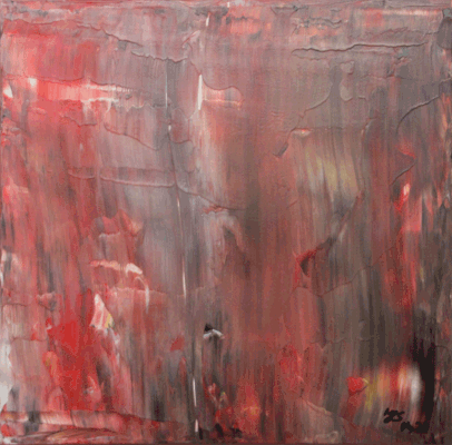 Nr.:274 ohne Titel / Acryl auf Möbelplatte / 30x30