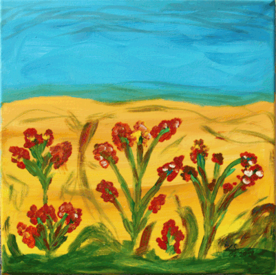 Nr.:106 Blumen / 30x30 / 