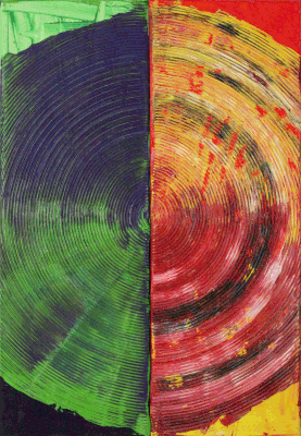 Nr.:289 ohne Titel / Acryl auf Leinwand / 40x60