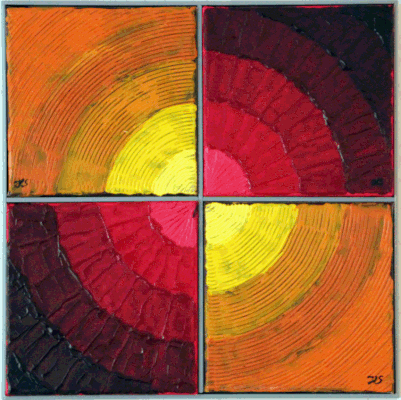 Nr.:30 Kreisvariation rot, gelb
