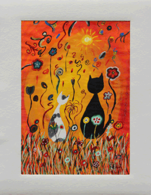 Nr.:168 Katzen / 38x50 /