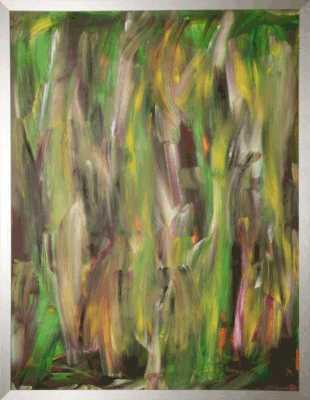 Nr.:260 ohne Titel / Acryl auf Papier / 60x80