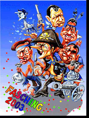 Im Politiker-Fasching ist alles erlaubt.
