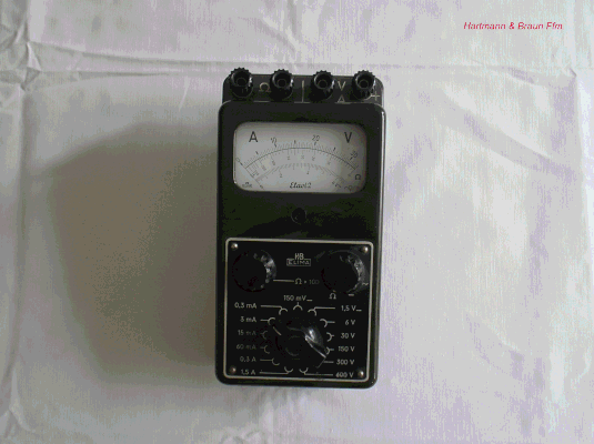 Bild 170 - Hartmann & Braun - Vielfach - Messgerät - Elavi 2.  Fertigungsjahr 1950