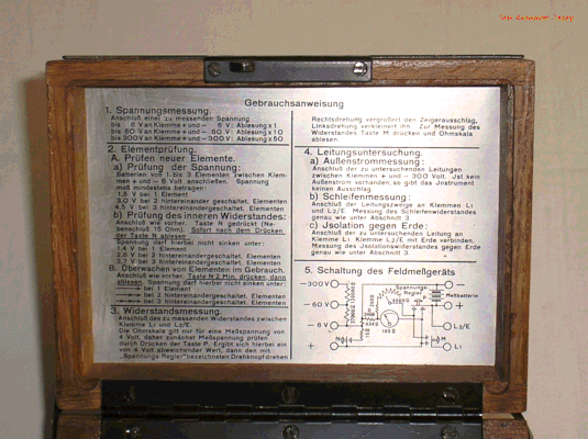 Bild 422-1 - Gebr. Kiesewetter - Leipzig - Feldmesskasten der Wehrmacht 2 WK. - Fertigungsjahr 1940