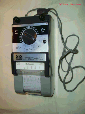 Bild 87 - CP - Görz - Wien Schreibendes  - Multimeter Multiscript 3.  Fertigungsjahr 1960