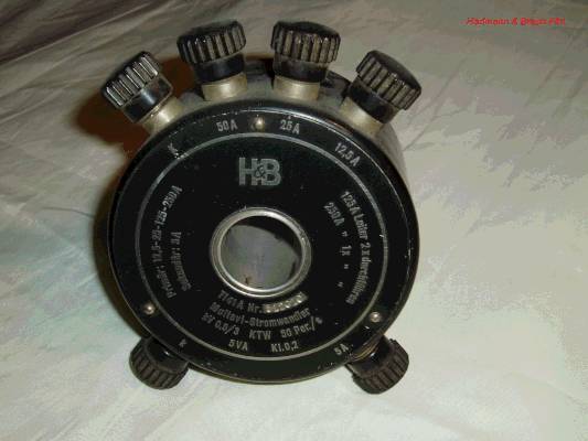 Bild 78 - Hartmann & Braun  Stromwandler Ti 41 A - Multavi.  Fertigungsjahr 1960