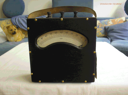 Bild 426 - Unbekannter Hersteller - Millivolt Meter bis 200 m Volt - Fertigungsjahr 1901