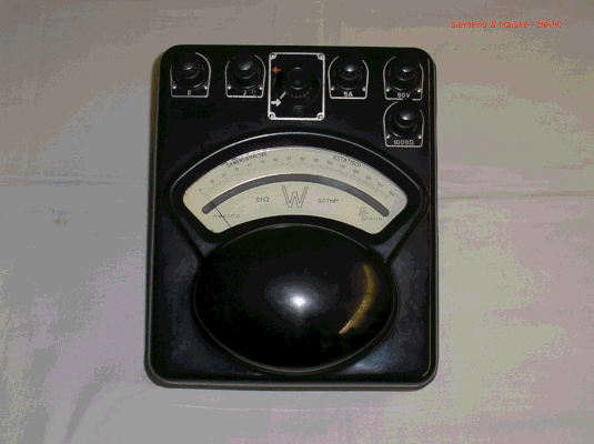 Bild 402 - Fa. Siemens & Halske Berlin - Wattmeter mit Astatischem Zeiger - Fertigungsjahr 1931