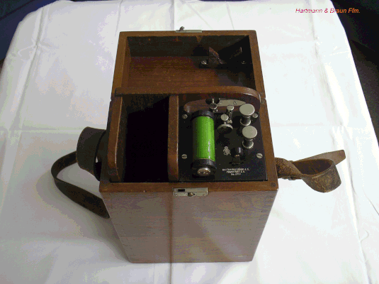 Bild 148 - Hartmann & Braun Frankfurt a/M - Telefon Messbrücke Nippoldt - Fertigungsjahr  1912