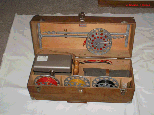 Bild 211 - Gossen - Erdungsmessgerät - Geohm im Set.  Fertigungsjahr 1960