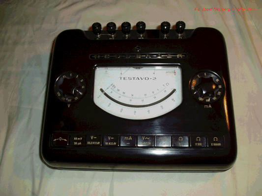 Bild 30 - Neuberger Vielfach - Multimeter - Testavo 2.  Fertigungsjahr 1960 