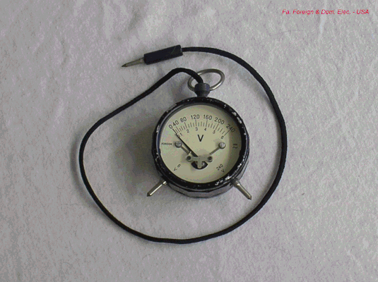 Bild 127 - Foreigen USA - Taschenvoltmeter - Wechel / Gleichspannung.  Fertigungsjahr 1950