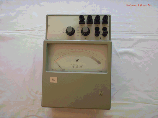 Bild 265 - Hartmann & Braun - Präzisions - Leistungsmesser.  Fertigungsjahr 1964