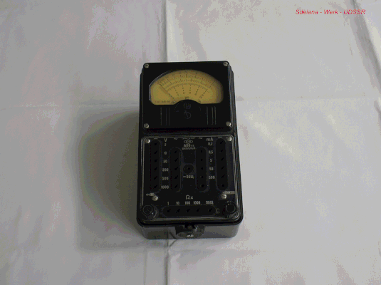 Bild 158-1 - UDSSR - Universal - Multimeter Typ. IT.  Fertigungsjahr 1964
