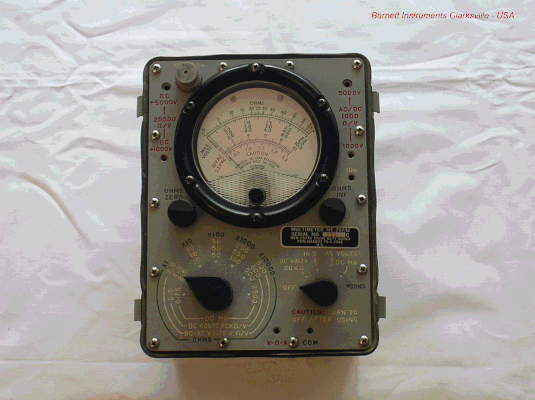Bild 290 - Barnett USA - Multimeter - Typ. ME 297 / U - Army.  Fertigungsjahr 1974