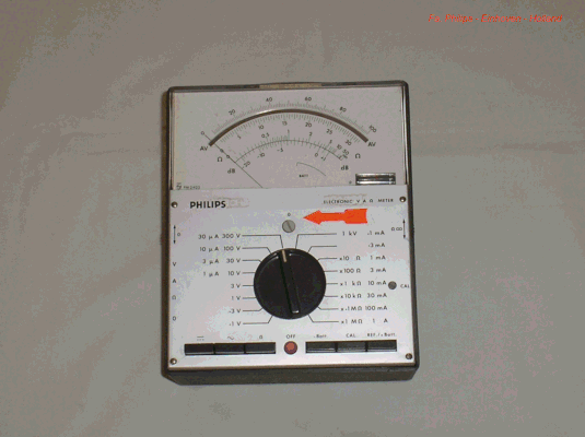 Bild 250 - Philips Eindhoven - Elektronisches - Multimeter Typ. PM 2403.  Fertigungsjahr 1974
