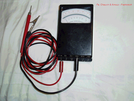 Bild 09 - Chauvin & Arnoux - Multimeter - Super Controleur.  Fertigungsjahr 1940