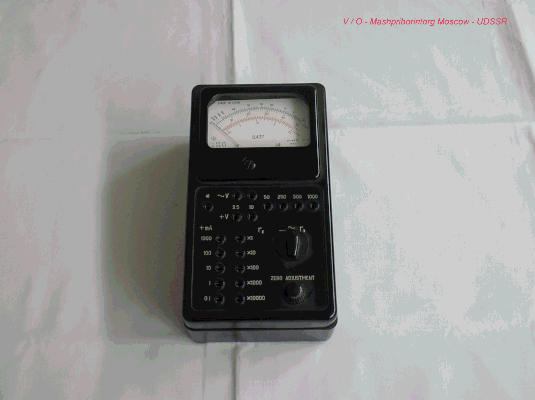 Bild 157 - UDSSR - Universal - Multimeter Typ. 437.  Fertigungsjahr 1973 