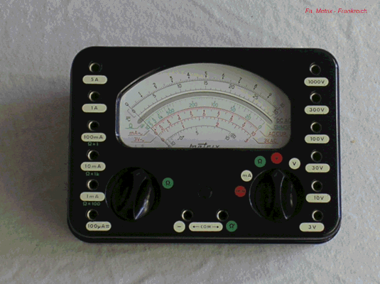 Bild 98 - Metrix  Universal - Multimeter Typ. 462.  Fertigungsjahr 1976 