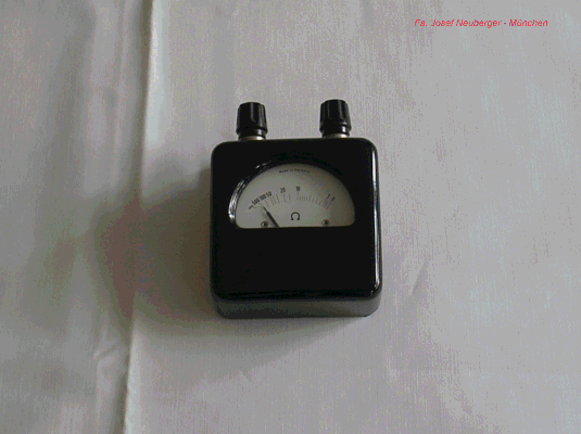 Bild 159 - Neuberger - Widerstands - Messgerät Zappelmax.  Fertigungsjahr 1960