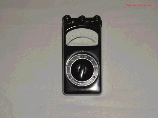 Bild 209-2 - Hartmann & Braun Frankfurt - Kabel Messkoffer MEKGL - Fertigungsjahr  1950