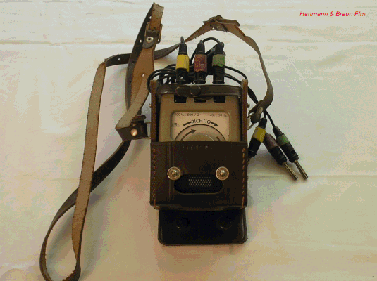 Bild 331 - Drehfeld Richtungsanzeiger Fa. Hartmann & Braun  Fertigungsjahr 1967