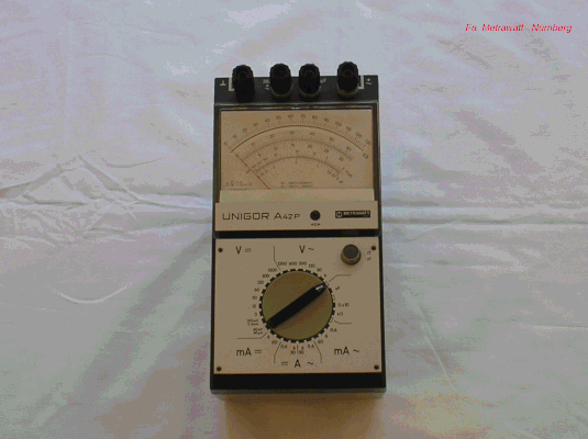 Bild 272 - Metrawatt - Vielfach - Messgerät - Unigor A 42 P.  Fertigungsjahr 1972