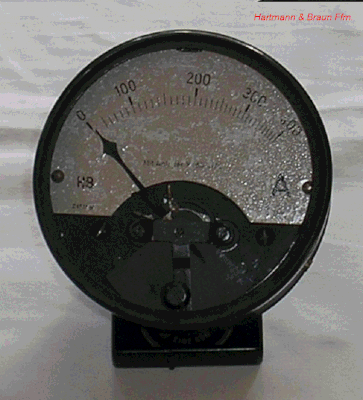 Bild 350-1 - Hartmann & Braun - Dietze Anleger mit JFktfa Ansteck Amperemeter  Fertigungsjahr 1954