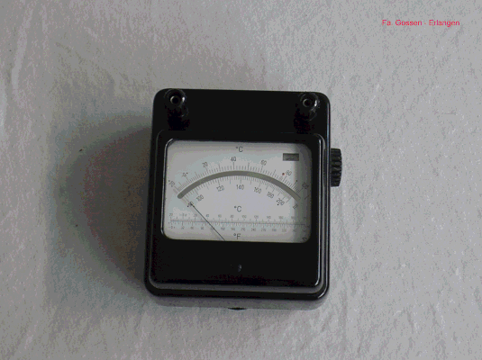 Bild 143 - Gossen - Mavotherm Typ. 1 - Sekundenthermometer .  Fertigungsjahr 1961