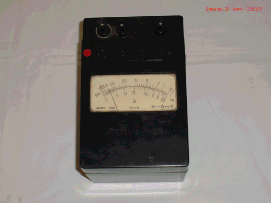 Bild 247 - UDSSR - Isolations - Messgerät Typ. 4100/4.  Fertigungsjahr 1976
