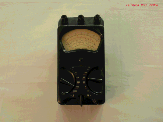 Bild 339 - Normameter G / W / Ohm  Fa. Norma Wien - Austria  Fertigungsjahr  1948