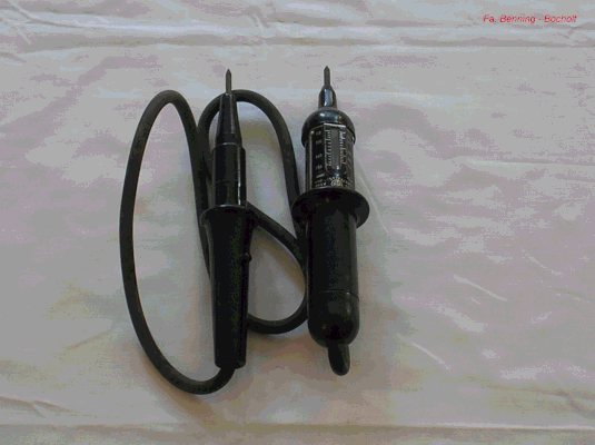 Bild 285 - Benning GmbH. - Zweipoliger - Spannungsprüfer.  Fertigungsjahr 1965