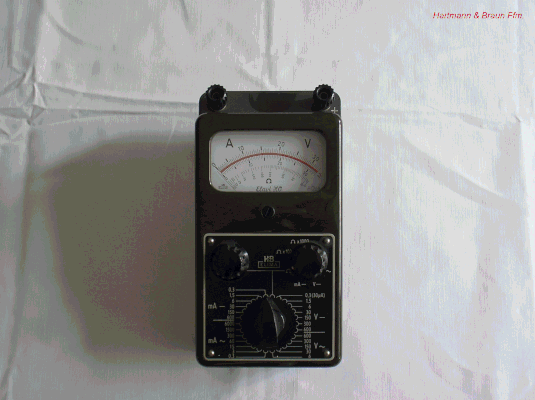 Bild 175 - Hartmann & Braun - Hochohm - Multimeter - Elavi HO.  Fertigungsjahr 1962