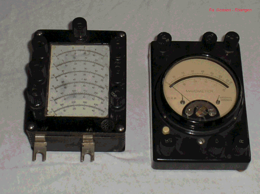 Bild 88 - Gossen  Mavometer - Wechselspannung - Maweco.  Fertigungsjahr 1934