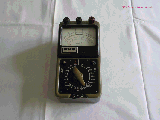 Bild 166 -  CP - Görz - Wien - Multimeter - Unigor 3.  Fertigungsjahr 1959