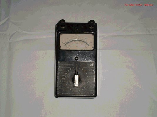 Bild 177 - Max Funke - Universal - Multimeter - GW 500.  Fertigungsjahr 1950