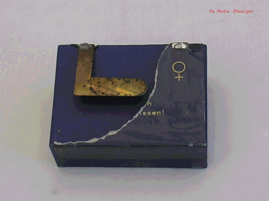 Bild 406-3 - Fa. Pertrix - Kastenbatterie 4,5 Volt Mod. 208 - Fertigungsjahr ca. 1890