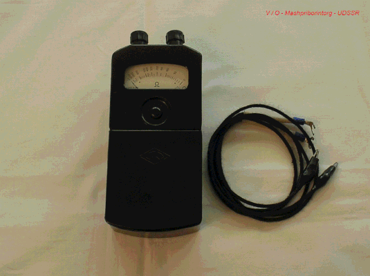 Bild 325 - Taschenohmmeter Modell M 57 D - UDSSR - Fertigungsjahr 1975