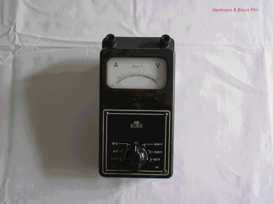 Bild 173 - Hartmann & Braun  Multimeter - Elavi " J ".  Fertigungsjahr 1962