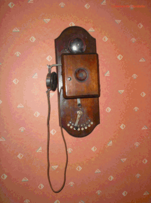 Bild 341 - Unbekannter Hersteller - Haustelefon  von einem Hotel ?- Fertigungsjahr ca. 1900