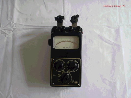 Bild 168 - Hartmann & Braun - Universal - Messinstrument - Multavi phi.  Fertigungsjahr 1954
