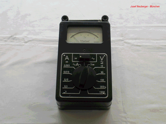 Bild 439 - Josef Neuberger - München - Multimeter Typ. Multax - Berger - Fertigungsjahr ca. 1948