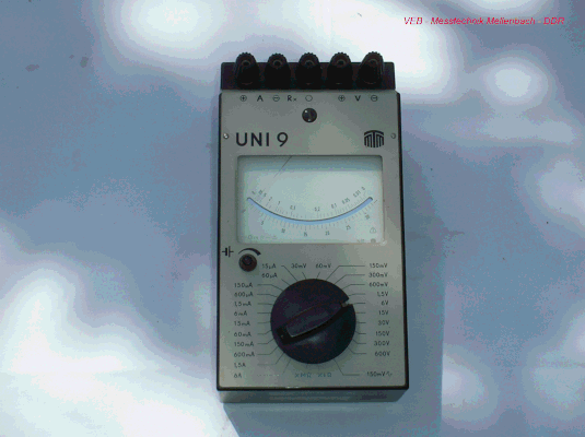 Bild 193 - VEB Messtechnik Mellenbach DDR - Universal - Multimeter UNI 9.  Fertigungsjahr 1976