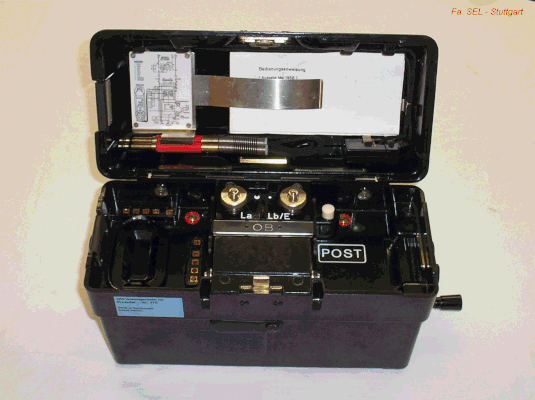 Bild 376-1 - Telefon FF - OB / ZB 54 - Fa. Standard Elektrik Lorenz AG Stuttgart - Fertigungsjahr 1986
