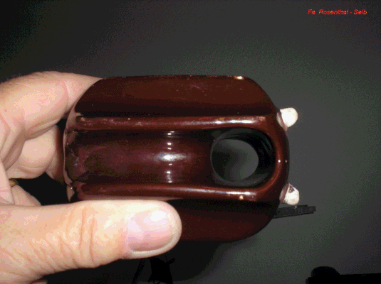 Bild 323 - Abspann Isolator  Fa. Rosenthal Selb.  Fertigungsjahr. ca. 1920