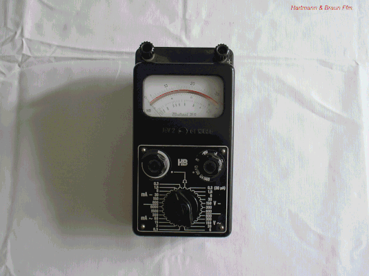 Bild 174 - Hartmann & Braun - Hochohm - Multimeter - Multavi HO.  Fertigungsjahr 1966