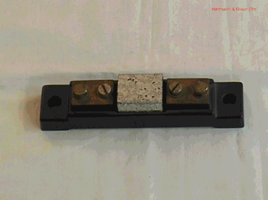 Bild 297 - Hartmann & Braun Nebenwiderstand ( Shunt )  Fertigungsjahr  1950