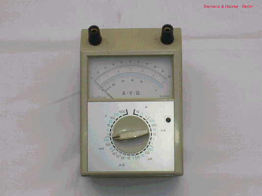 Bild 237 - Siemens & Halske - Multizet yA für Gleichstrom / Widerstand.  Fertigungsjahr 1965